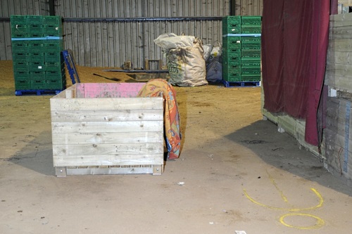 The potato box used to lift the injured worker - image:HSE