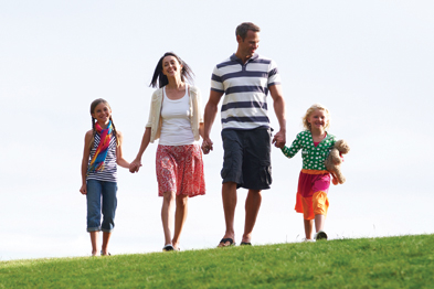 Income protection can enable you to maintain your standard of living, giving you the means to pay your mortgage and educate your children (Photograph: Getty Images)