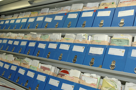 Relocating medical records elsewhere in the building or off-site can free up space.