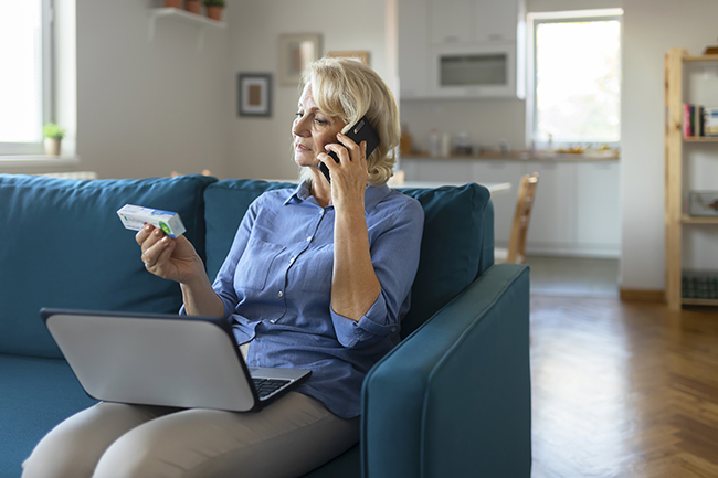Medication reivews may need to take place on the phone (Picture: PixelsEffect/Getty Images)