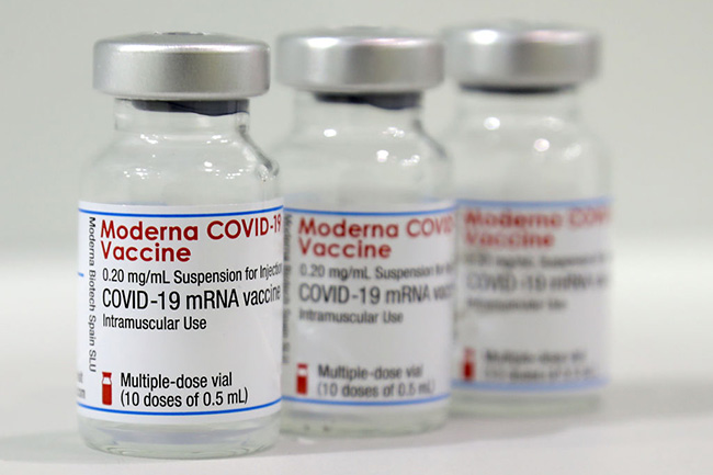 Details of the Moderna vaccine have been added to the Green Book (Picture: Getty Images News)
