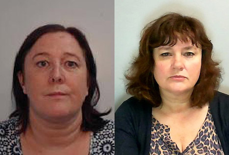 Karen Evans (left) and Carolyn Lightwing (Photos: Greater Manchester Police and SWNS)