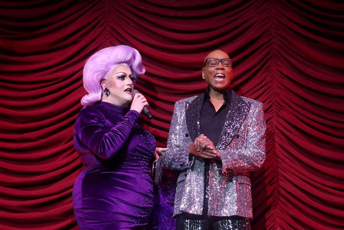 Lawrence Chaney and RuPaul