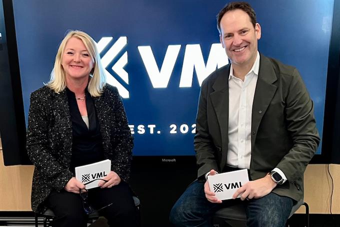 VML global president Mel Edwards & CEO Jon Cook.