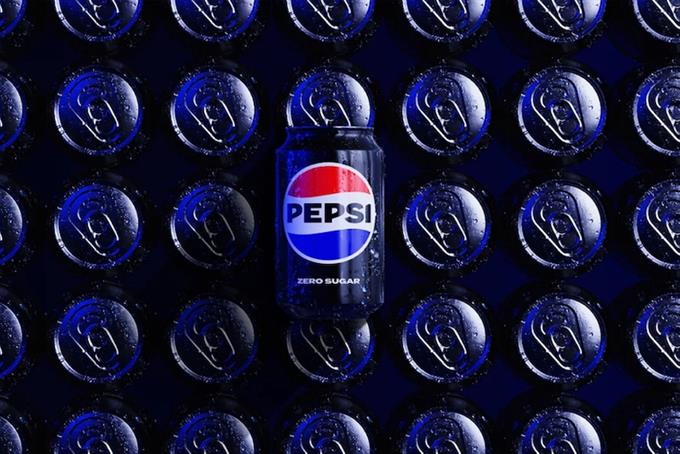Pepsi can branded with new logo