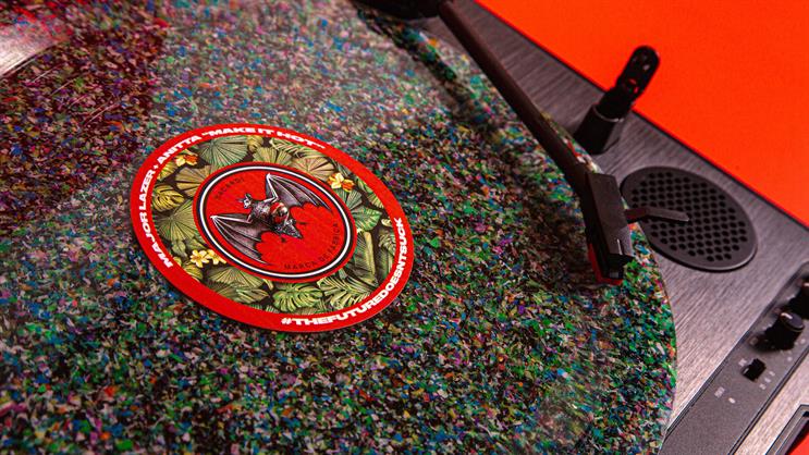 Bacardi Spinning Straw into Vinyl campaign image