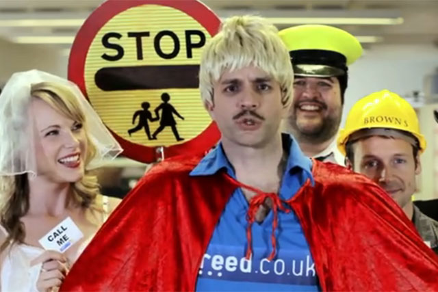 Super Reed: winning TV ad in competition run this year by the recruitment website 