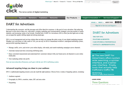 DoubleClick: offers good access