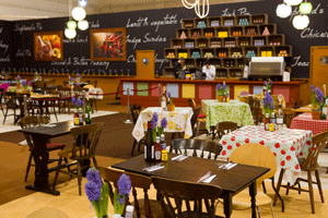 Gregg Wallace cafe at the Ideal Home Show 2011