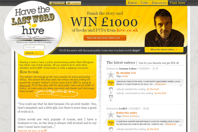 Hive: MBA creates digital campaign for independent bookseller