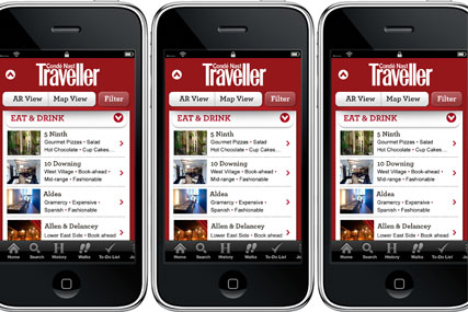Condé Nast: offering app-based city guides
