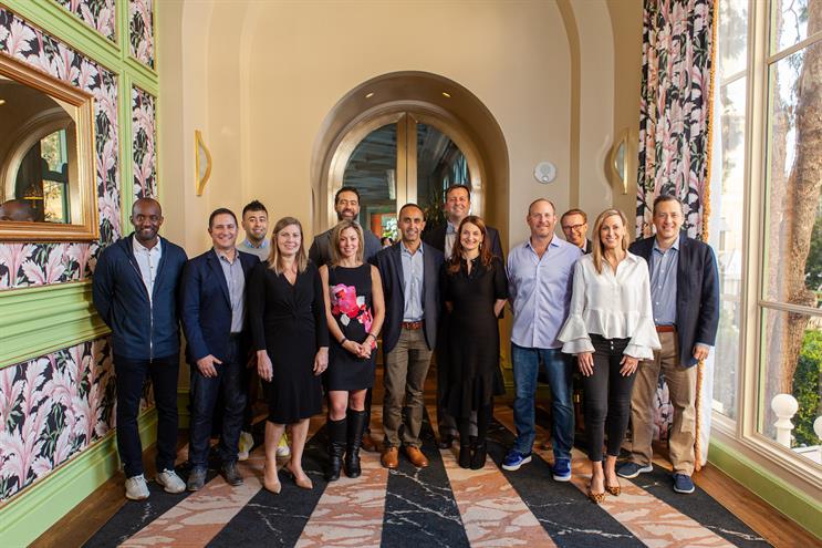 (l-r): Kenny Mitchell; Andy Kauffman; Brad Hiranaga; Melissa Berger; Lindsay Stein; Milton Mattus; Amardeep Kahlon; Brian Lange; Amy Lanzi; Jeremy Levine; Colin Mitchell; Gail Tifford; Todd Arata