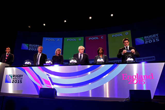  Rugby World Cup 2015: the pool allocation draw was held in London last month