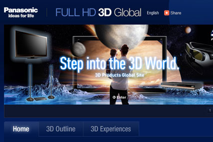 Panasonic: showing the French Open in 3D for the first time.