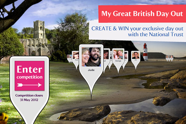 National Trust: targets younger audience via social media network