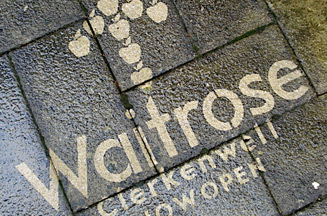 Waitrose promotes Clerkenwell store opening with pavement ads