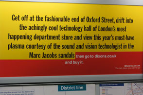Poster campaign: outs one of the hidden truths of shopping habits