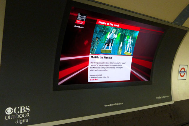 Time Out: rolls out London Tube activity