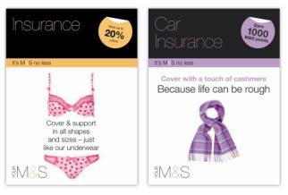 Marks & Spencer compares quality of its financial services to food and clothing