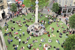 The area will be pedestrianised for the event