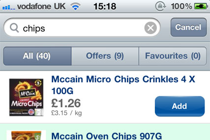 Tesco: grocery app shoots to the top of the chart