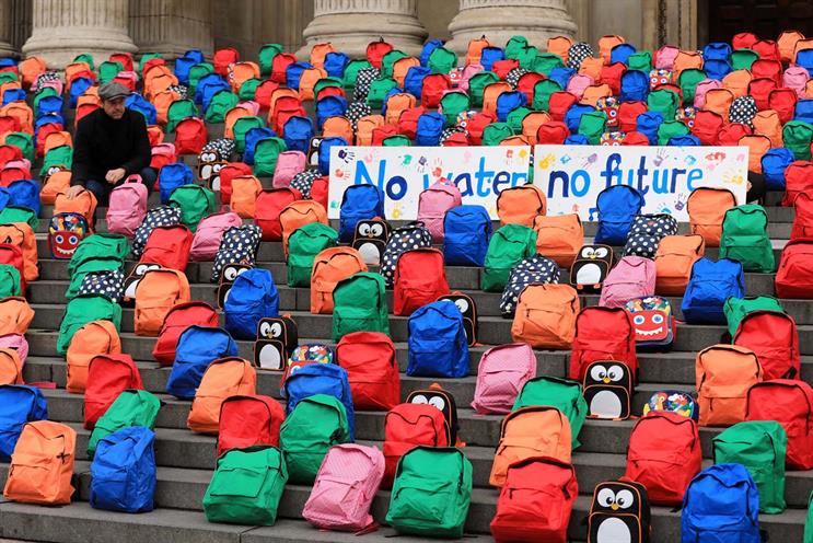 WaterAid installation highlights lives lost due to dirty water
