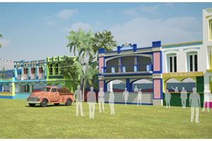 Artistic impression of the Carnival area