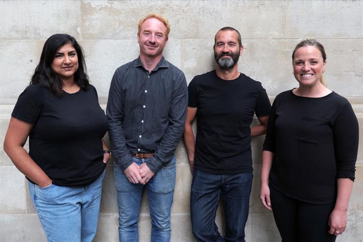 Leadership team: (left to right) Vara-Patel, Walton, Robins and Braund
