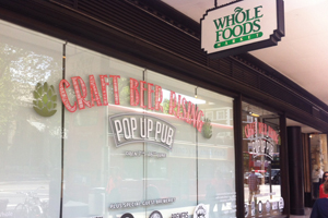Whole Foods houses Craft Beer Rising pop-up pub
