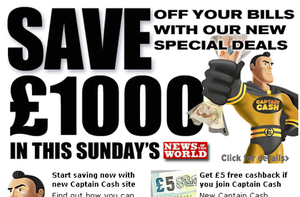 News of the World launches cashback site