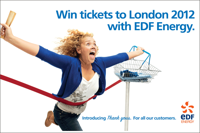 EDF: offers London 2012 tickets as part of latest marketing strategy