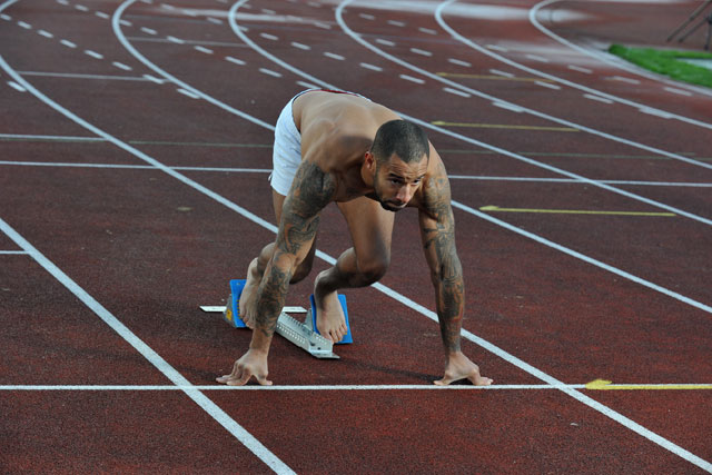 James Ellington: sprinter has put himself on eBay to seek Olympics sponsorship