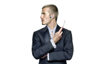 David Beckham in Motorola ad