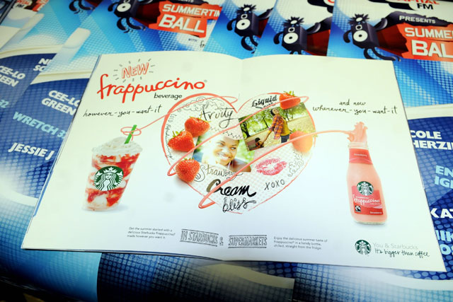 Frappuccino: sponsorship and promotion at Capital FM Summertime Ball