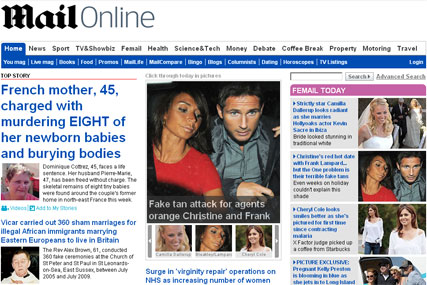 MailOnline: up 4% month on month