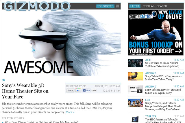 Gizmodo: Future signs deal to launch UK version of US technology blog