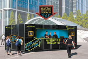The juice bar is designed to look like a server