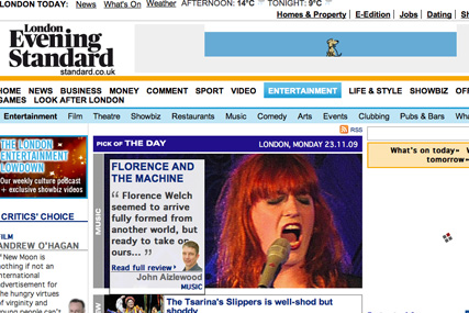 Standard.co.uk: to feature Press Association video content