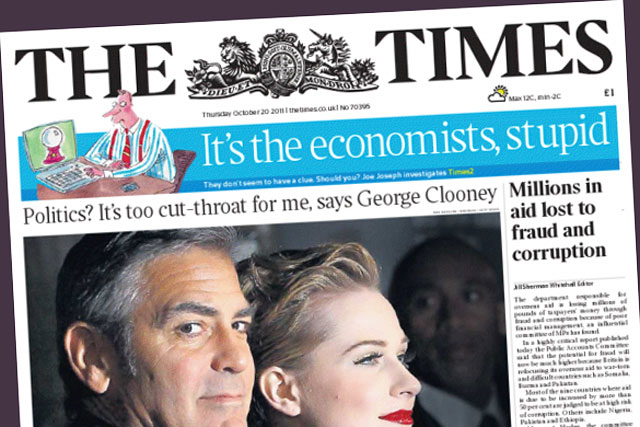 The Times: axes 100 journalists
