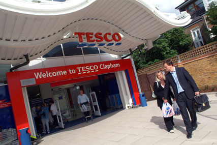 Tesco: enjoys record Christmas performance