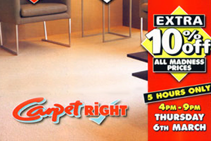 Carpetright: hands brief to Twenty Twenty Vision