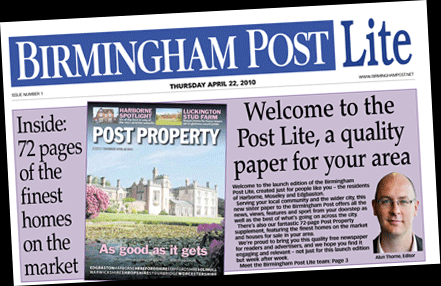 New launch: the Birmingham Post Lite