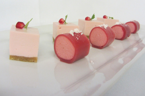 Ampersand's rhubarb cannelloni