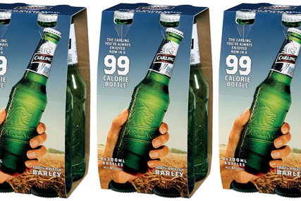 Carling: launched 99 calorie beer in 2009