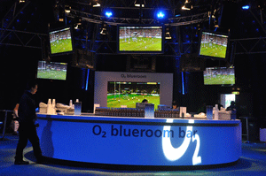 O2 and Sledge at home of English rubgy: gallery