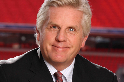 Steve Rider: presented ITV1's coverage of England vs Egypt