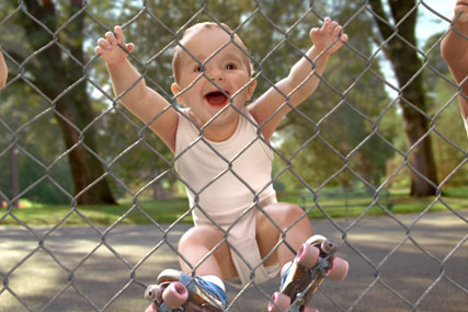 Evian ad: Fantastic Thinking client