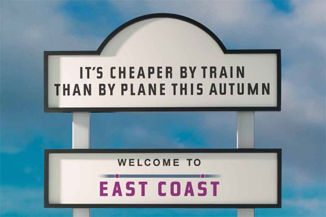 East Coast: 'cheaper by train' ad is banned by ASA