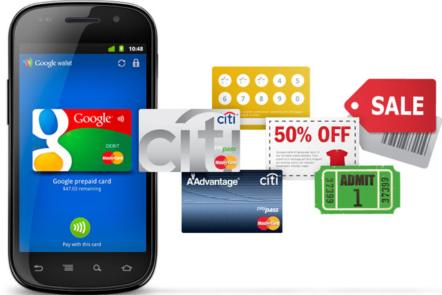 Google Wallet: for Android phones with near-field communication (NFC) technology