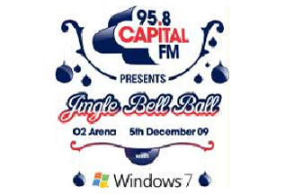 Microsoft Windows 7 to sponsor Capital FM's Jingle Bell Ball at the O2